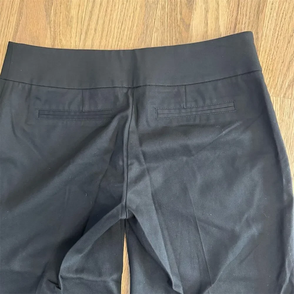 Bebe Black Bootcut Dress Pants Women's Size 6 Business Mid-Rise